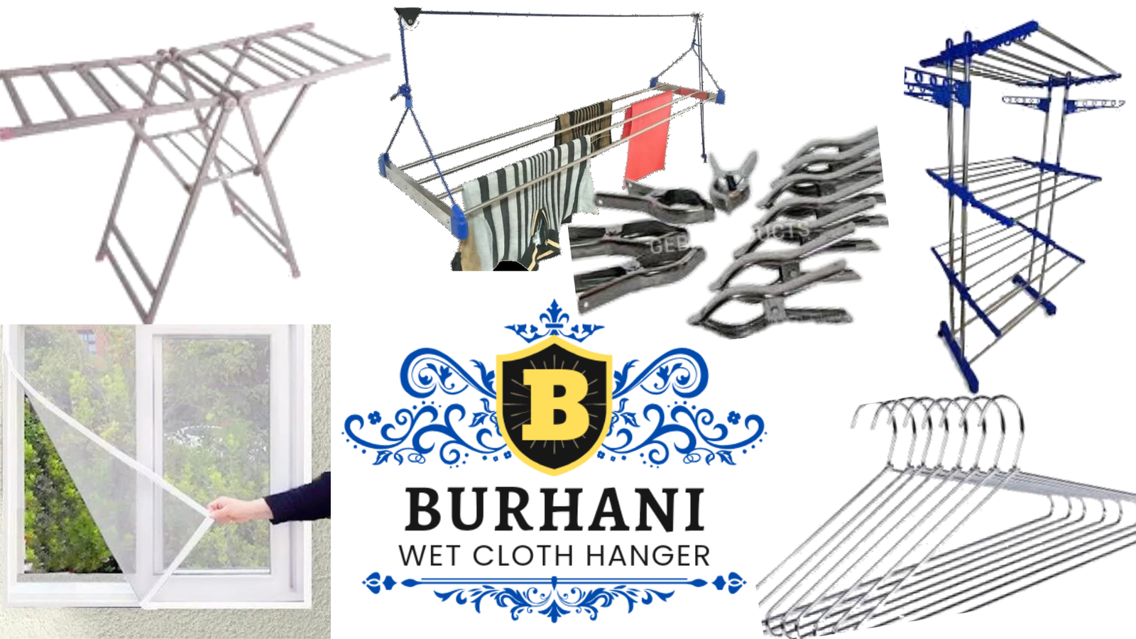 Burhani Wet Cloth Hanger